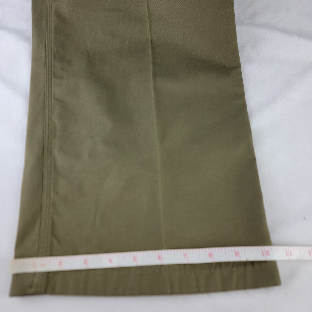 Duluth Trading Co Coolmax Flex Firehose Carpenter Pants Mens 42x32 Olive Green - Picture 6 of 9